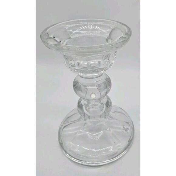 Vintage Royal Limited Crystal 2 Way Candlestick 24% Full Lead Handcut Czech Rep. - Picture 3 of 9